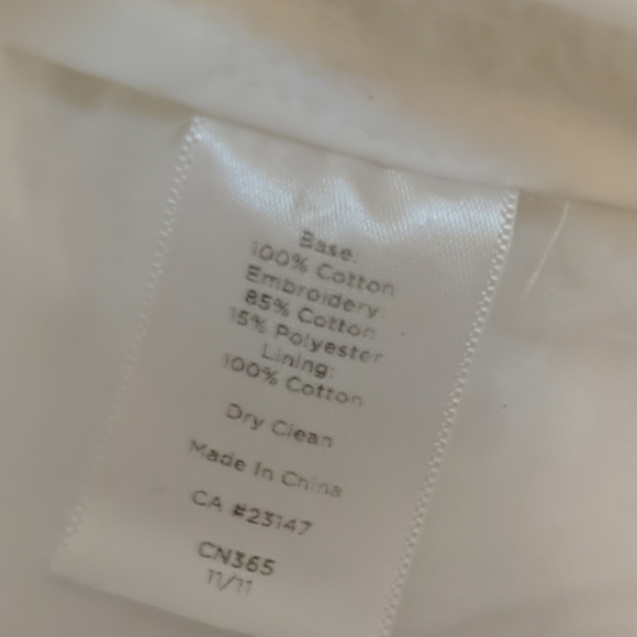 *Sold*TALBOTS Eyelet 3/4 Sleeve Blazer - Picture 3 of 5